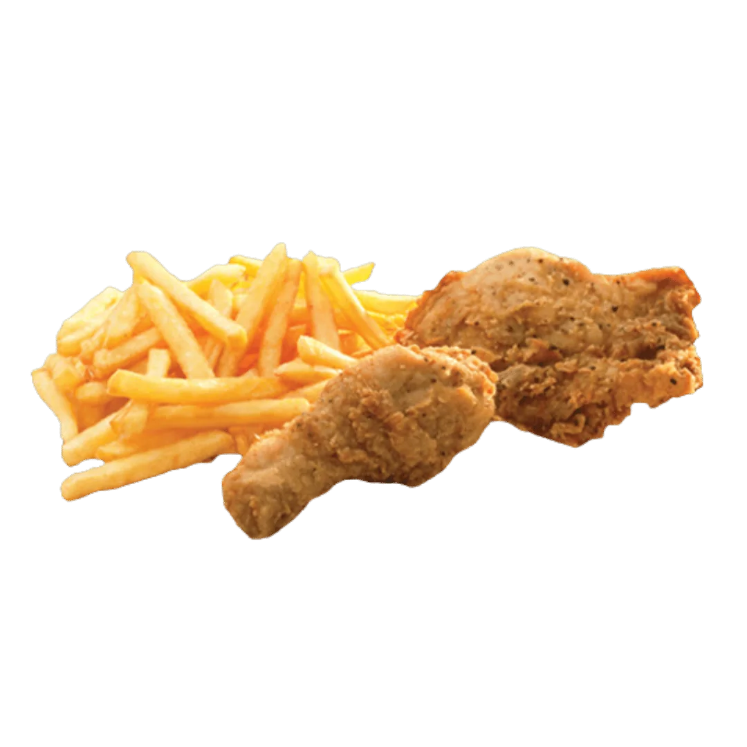 2 PC CHICKEN & CHIPS