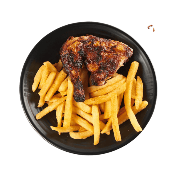 1/4 CHICKEN & CHIPS