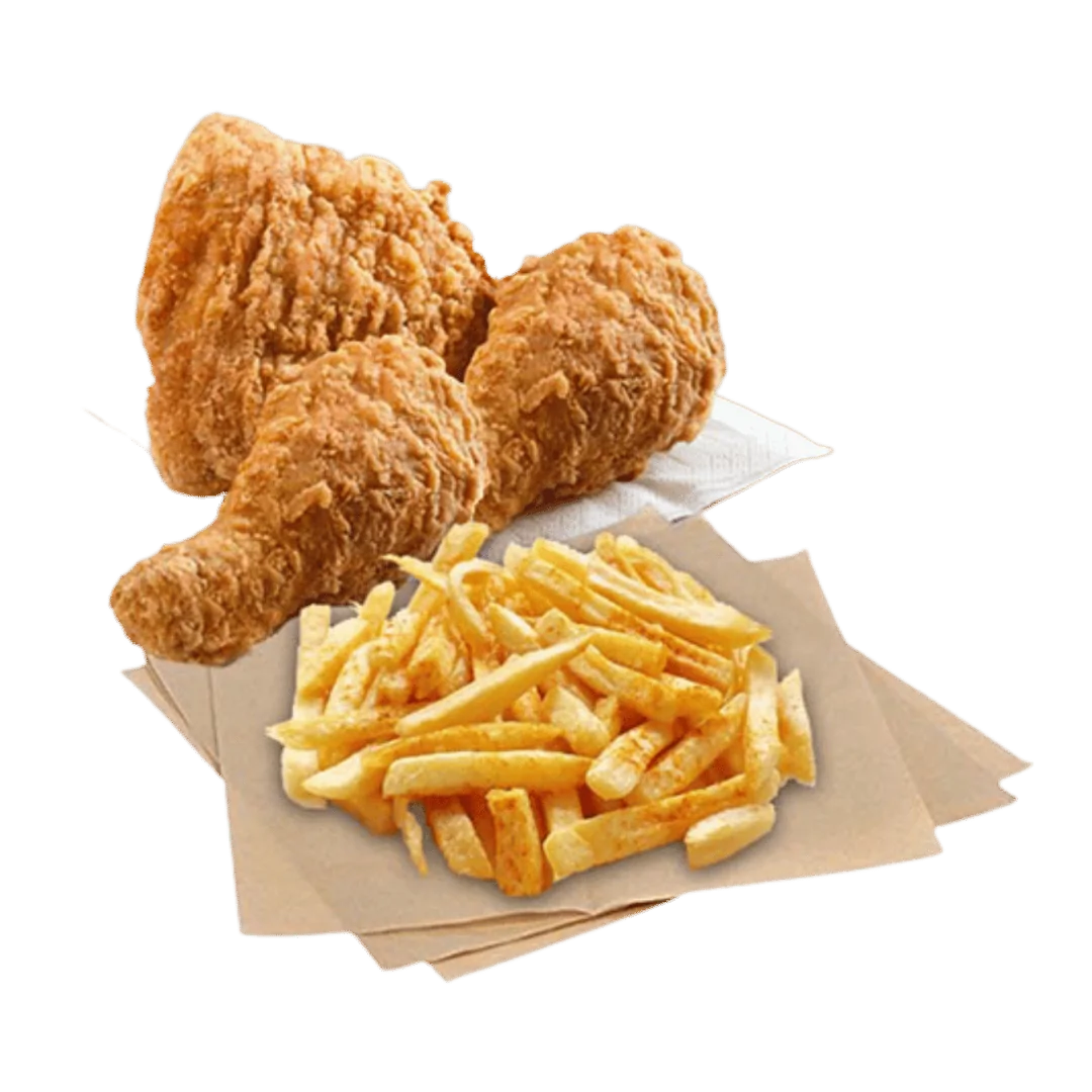 3 PC CHICKEN & CHIPS COLESLAW